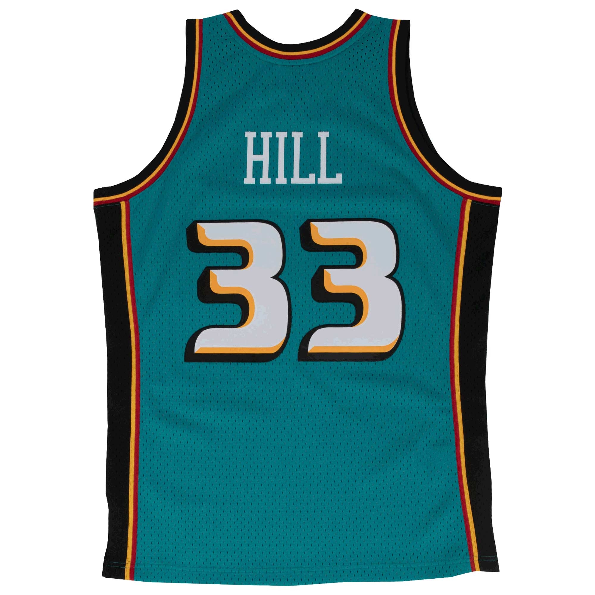 Grant Hill #33 Detroit Pistons 1998-99 Mitchell & Ness Swingman NBA Jersey Teal