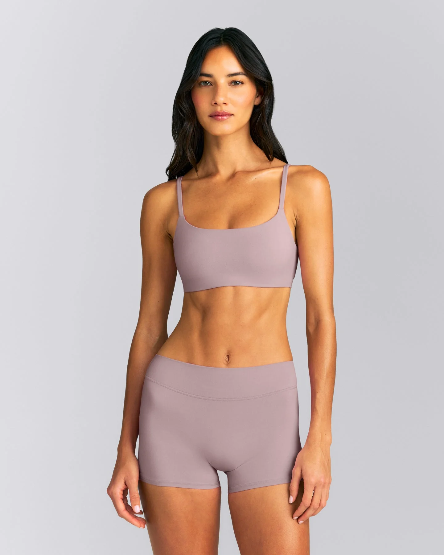 SoftMotion™ Strappy Sports Bra New Branding | Dusty Purple