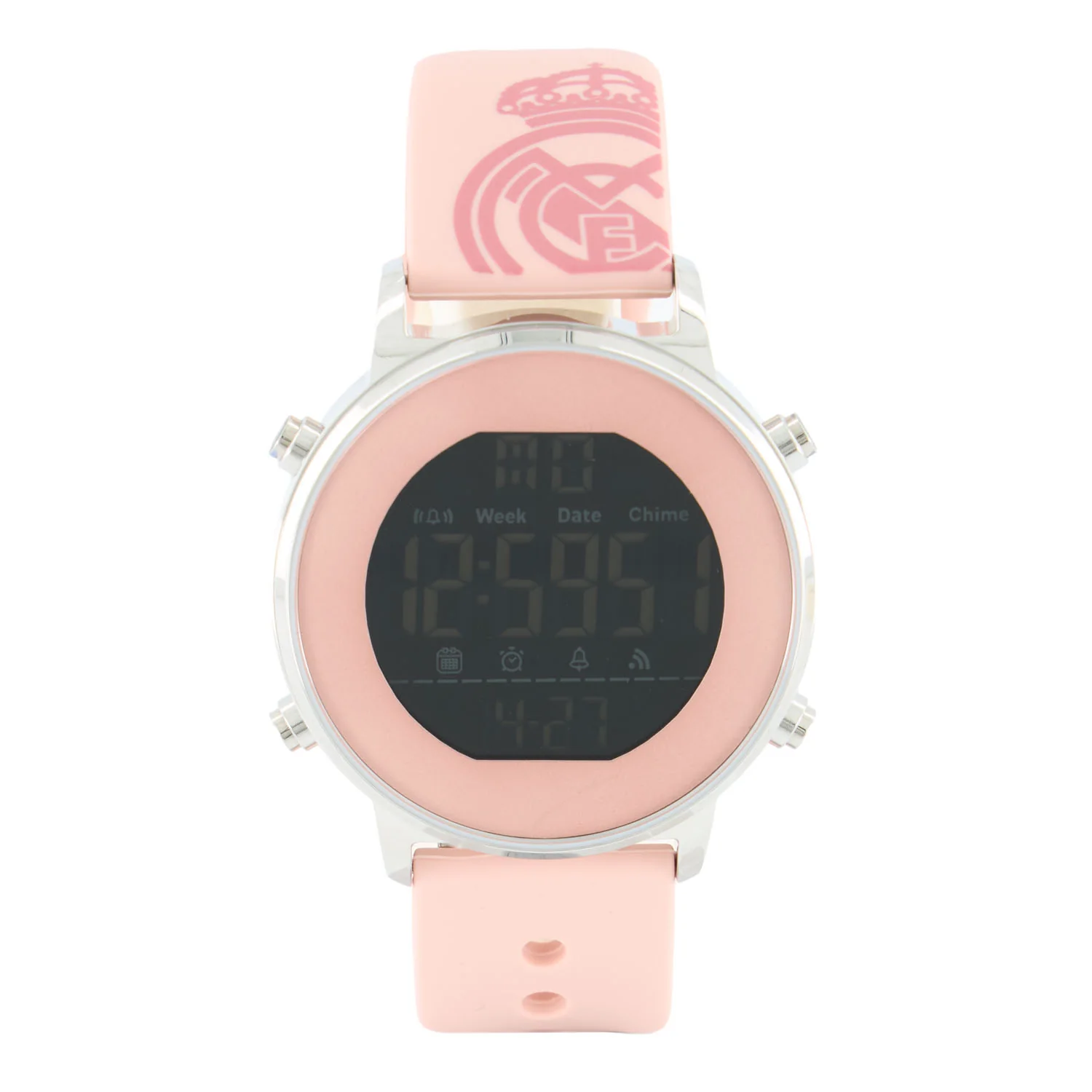 Digital Watch Silicone Strap Pink