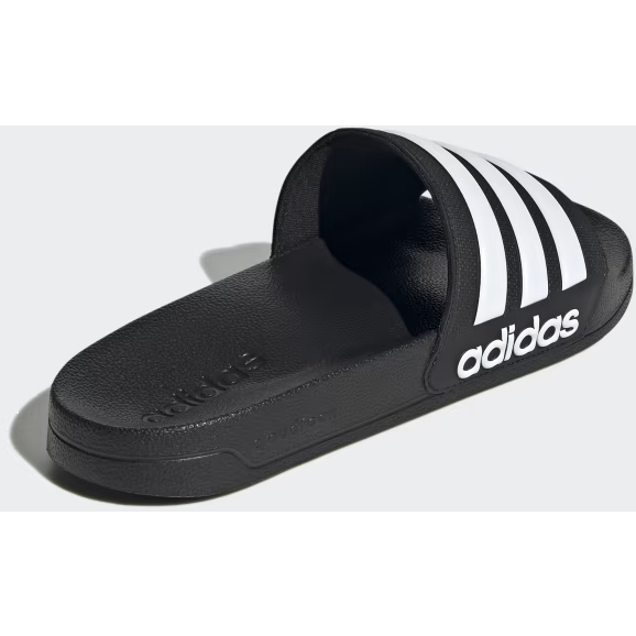 adidas Shower Adilette Bathing Slides - UK 4 | EU 36 2/3 - core black/footwear white/core black/stripes
