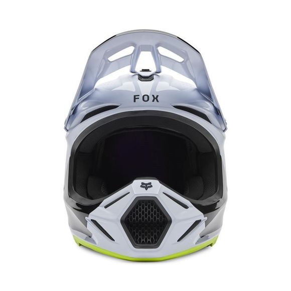 Fox V3 TINE 2026 cross helmet - White / YellowRef: FX6545