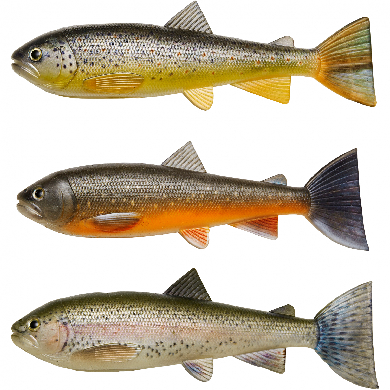 Pulz Bait Trout Skinz Set (Brown\/Rainbow\/Char)