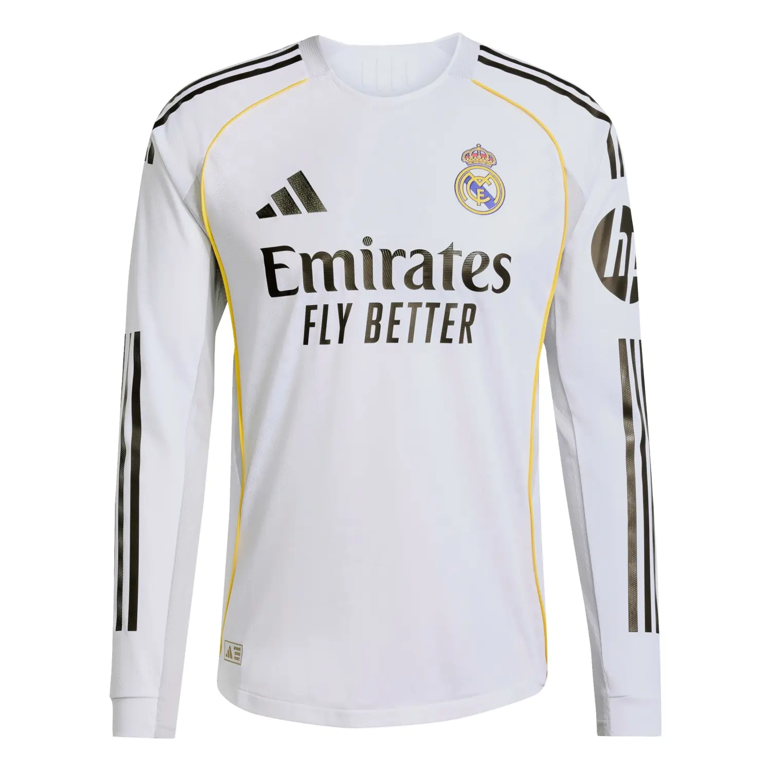 Mens Home Authentic Long Sleeve Jersey 25/26 White