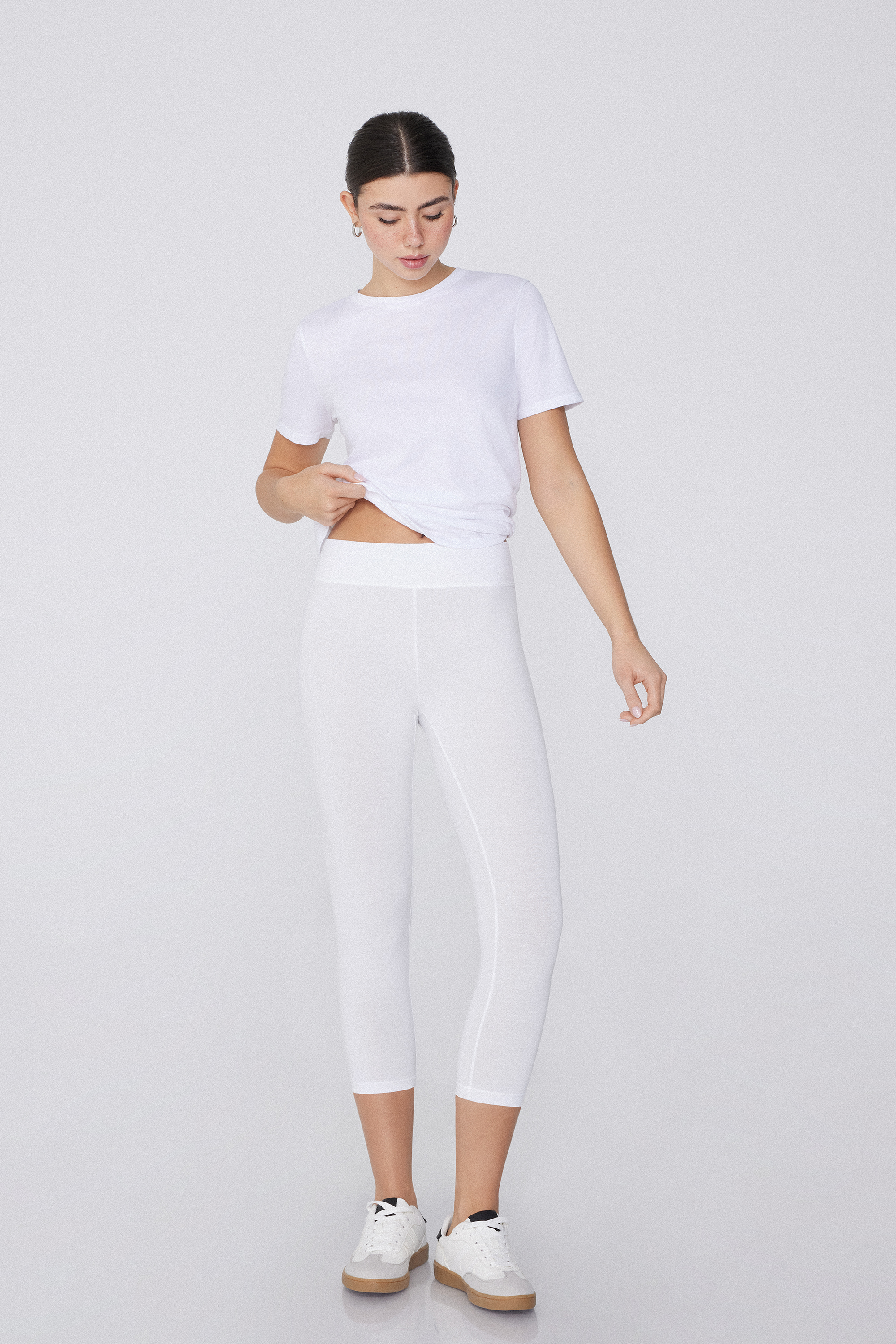 Organic Cotton Capri Leggings