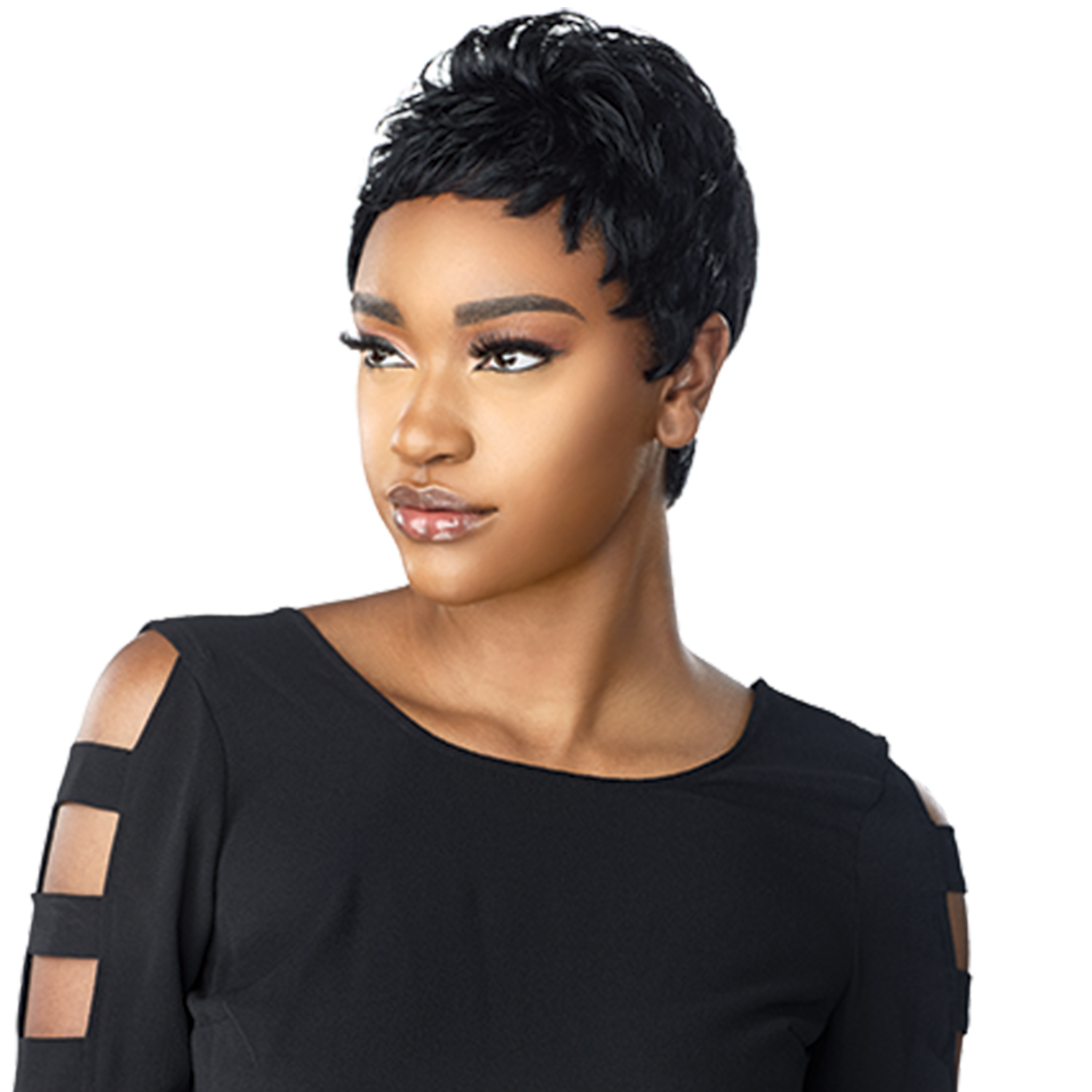 Sensationnel Human Hair Empire Wig Mona