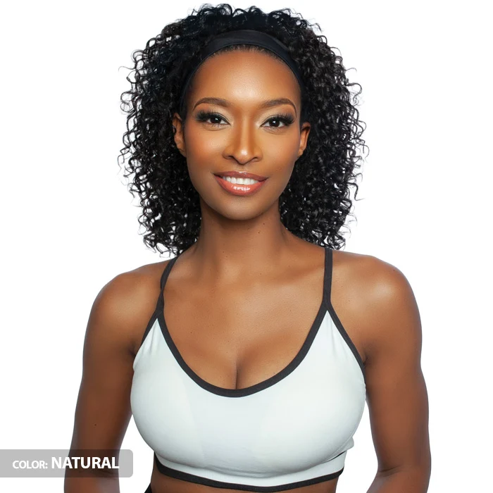 Mane Concept Trill 100% Unprocessed Virgin Remy Hair Glueless Headband Wig - TRHB207 WATER WAVE 14