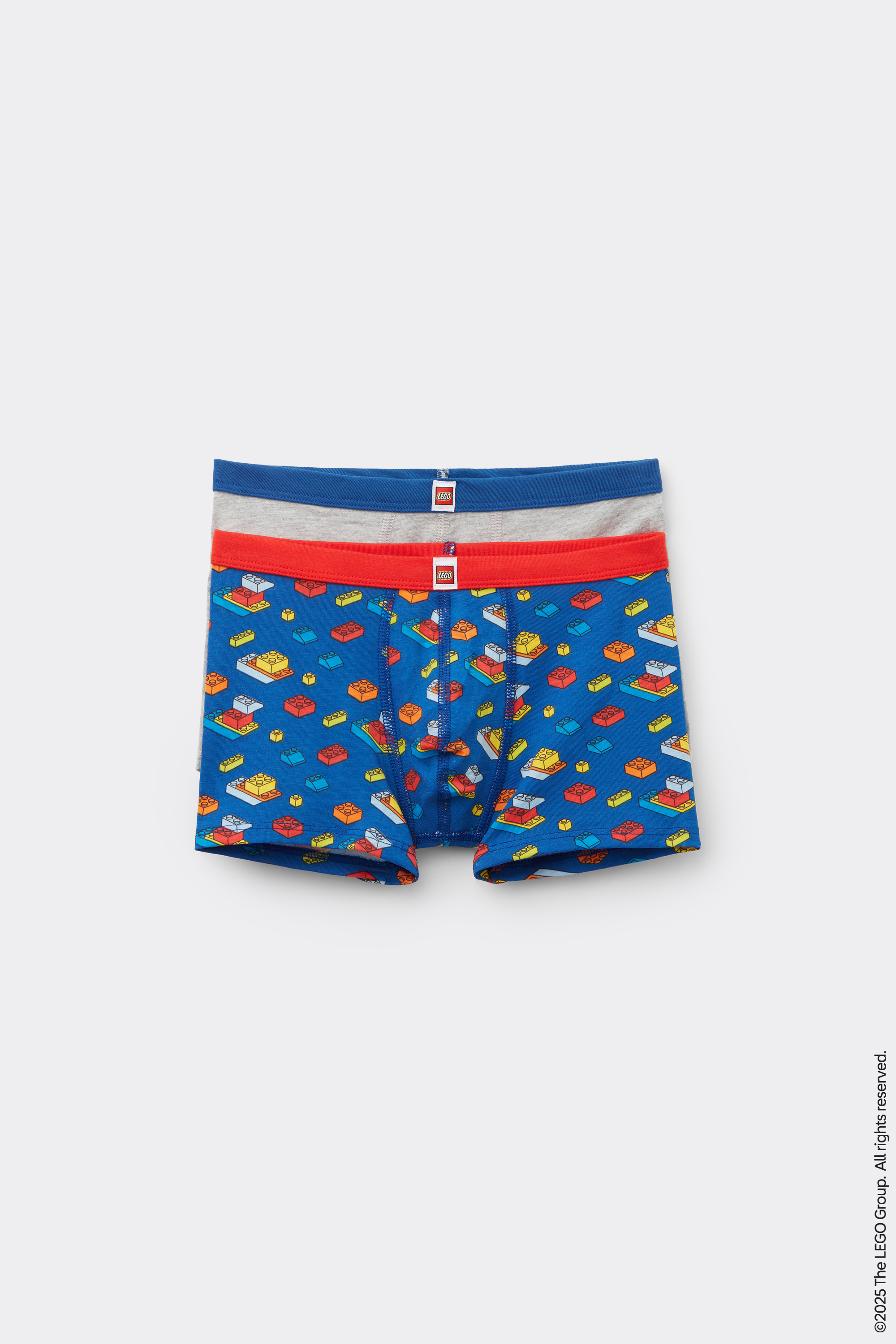 2 Pairs of Boys' Lego Print Cotton Boxers