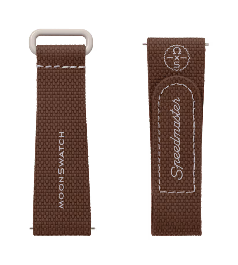 MOONSWATCH BROWN/BEIGE RUBBER