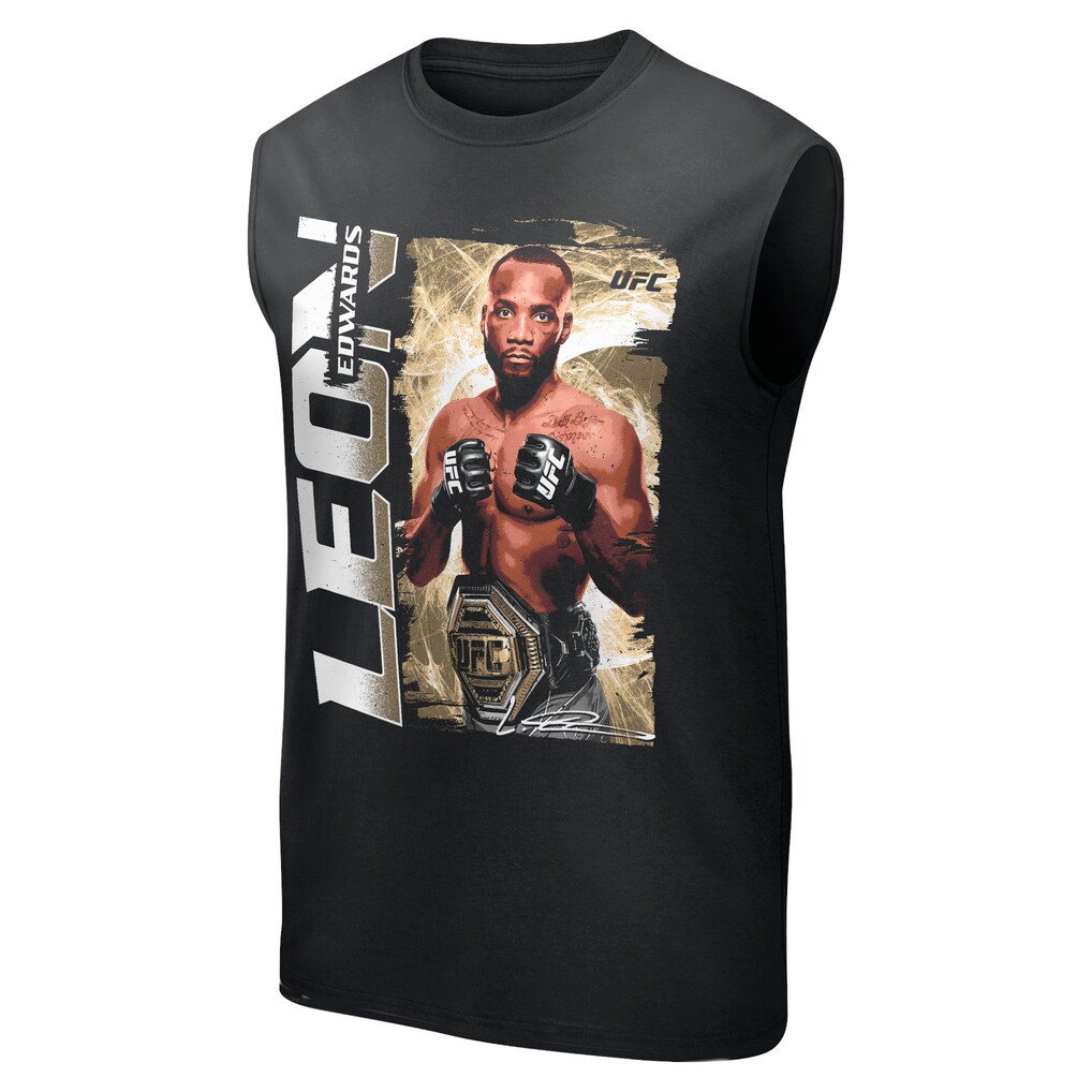 UFC Leon Edwards Pose Tank - Black - Mens