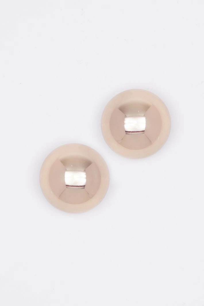 Metal stud earrings - GOLD