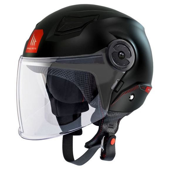 Casque jet MT HELMETS LITE - SOLID - NoirRef : MTH0106