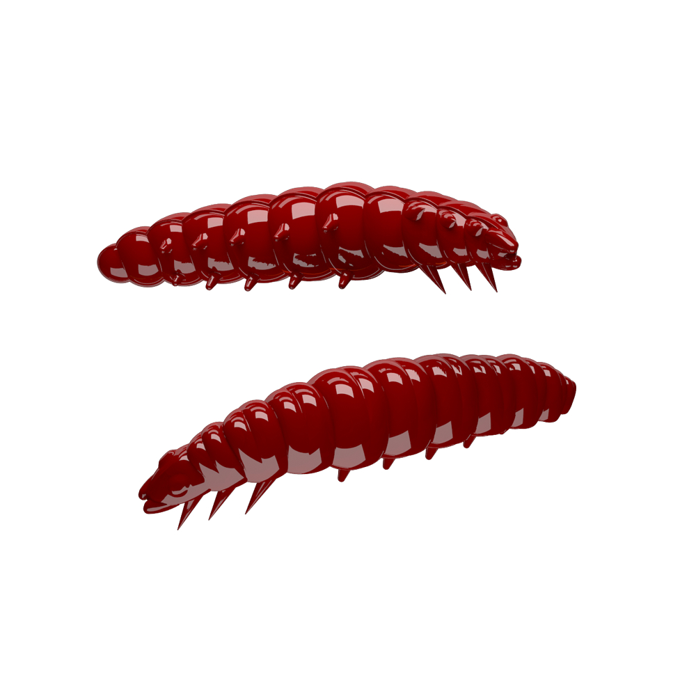 Libra Lures Larva artificial bait (red)