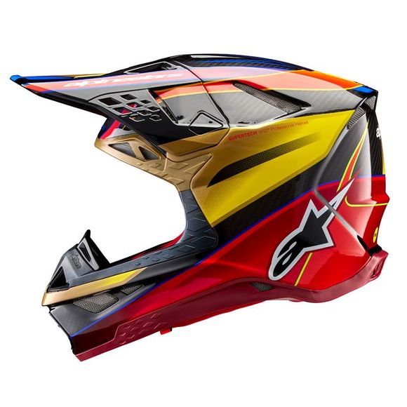 Casque cross Alpinestars SUPERTECH S-M10 - ERA 2023 - Jaune / RougeRef : AP3234