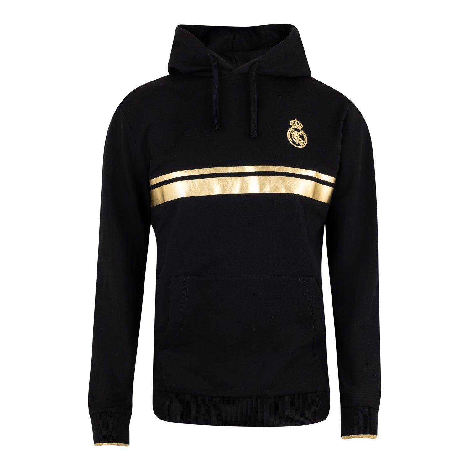 Mens Black & Gold Hoodie
