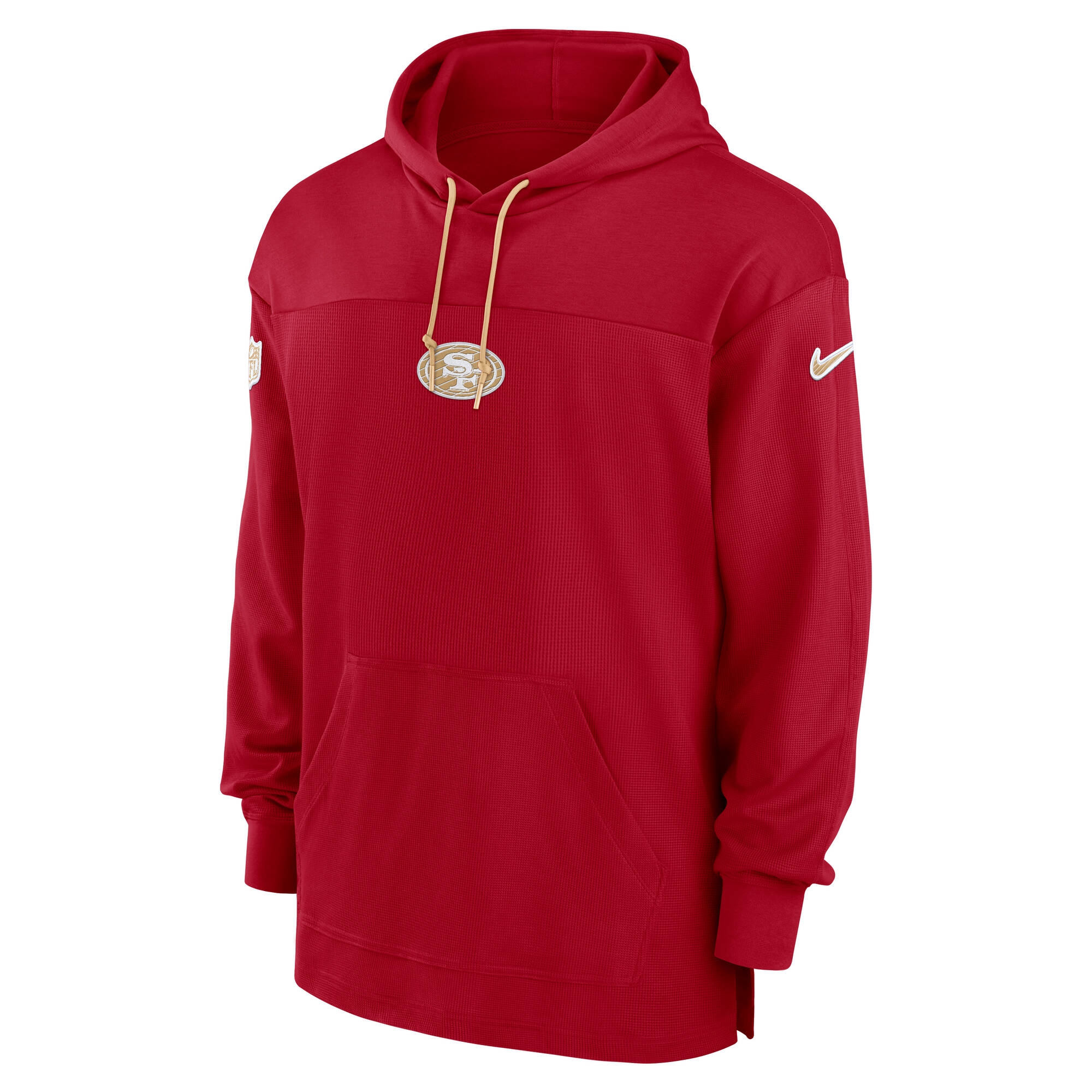 San Francisco 49ers 2024 NFL On-Field Sideline Nike Jersey Hoodie Red