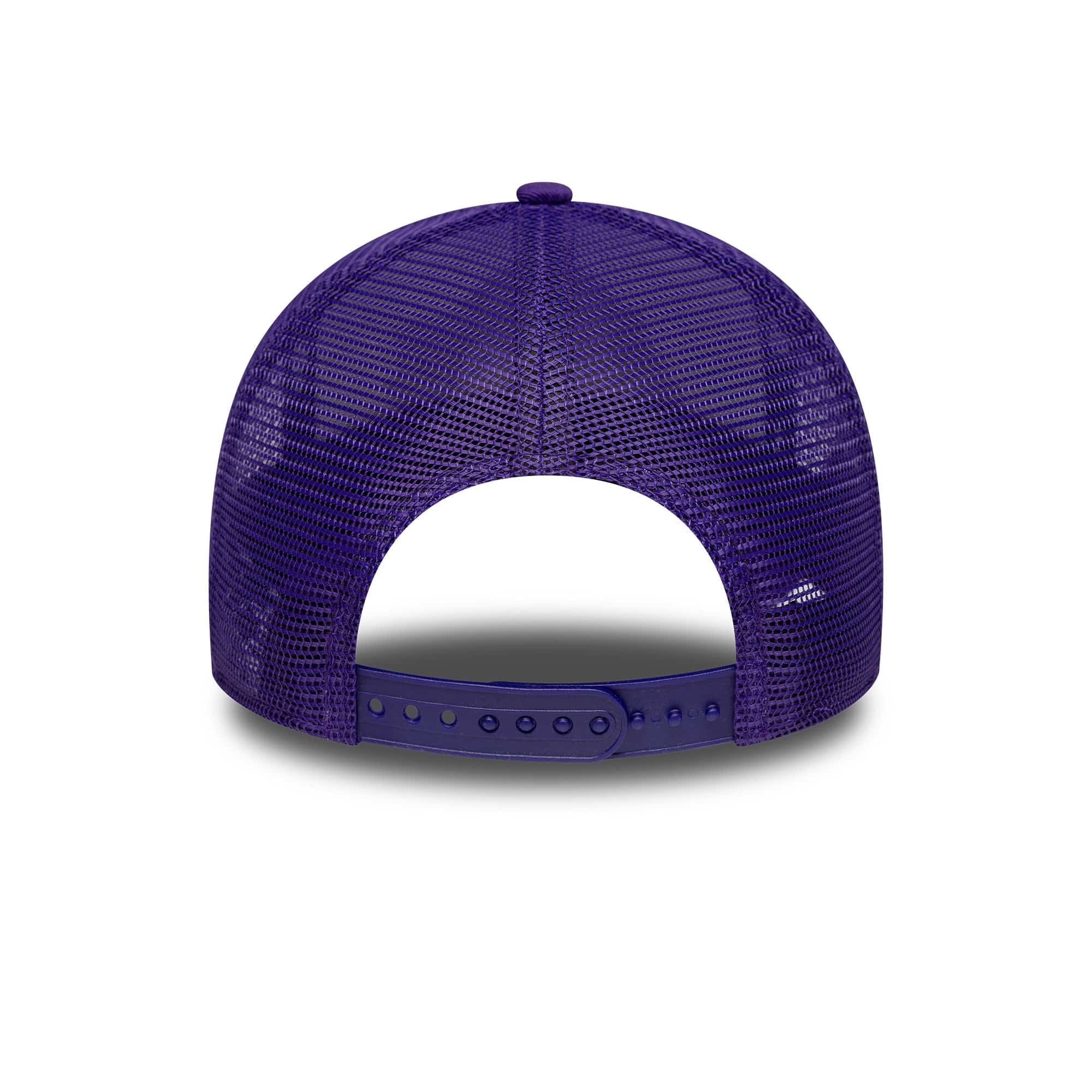 Los Angeles Lakers 17-Time Champion Side Patch Trucker Adjustable NBA Cap Purple