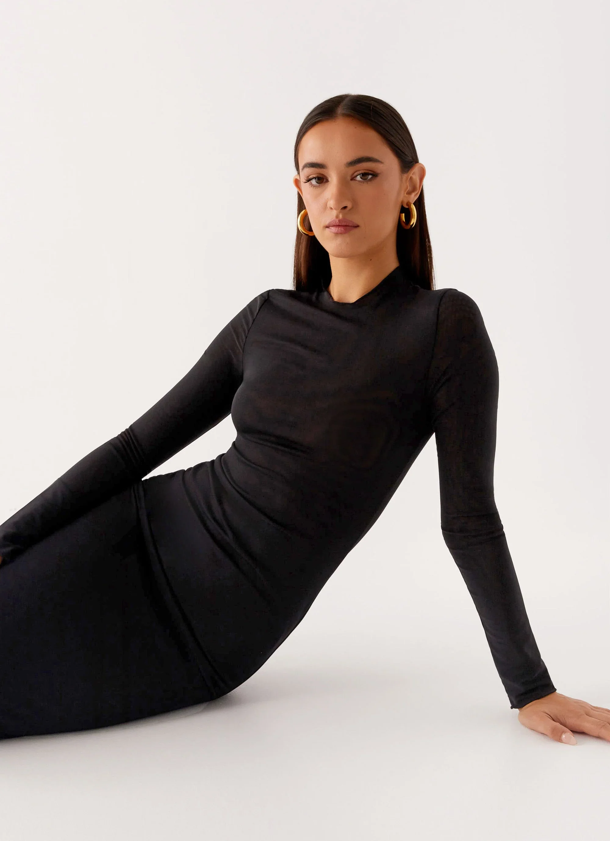 Kamora Maxi Dress - Black