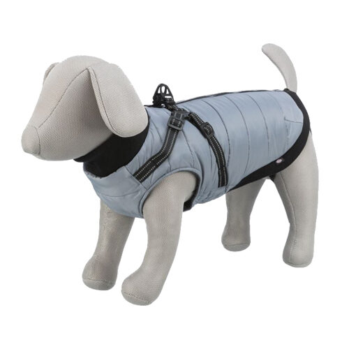 Trixie Jacket Pontis with Harness - Grey - 24 cm
