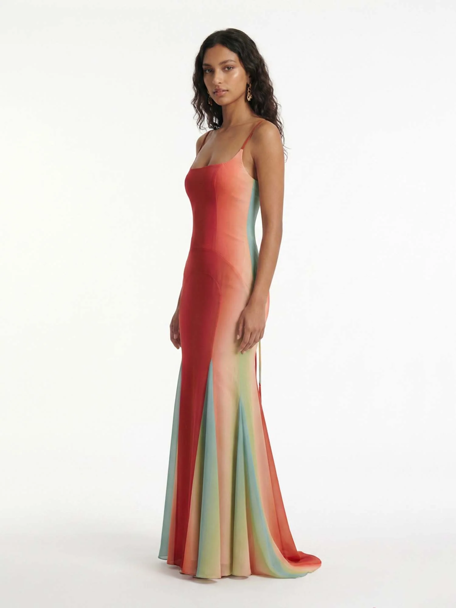 Gradient Color Maxi Dress