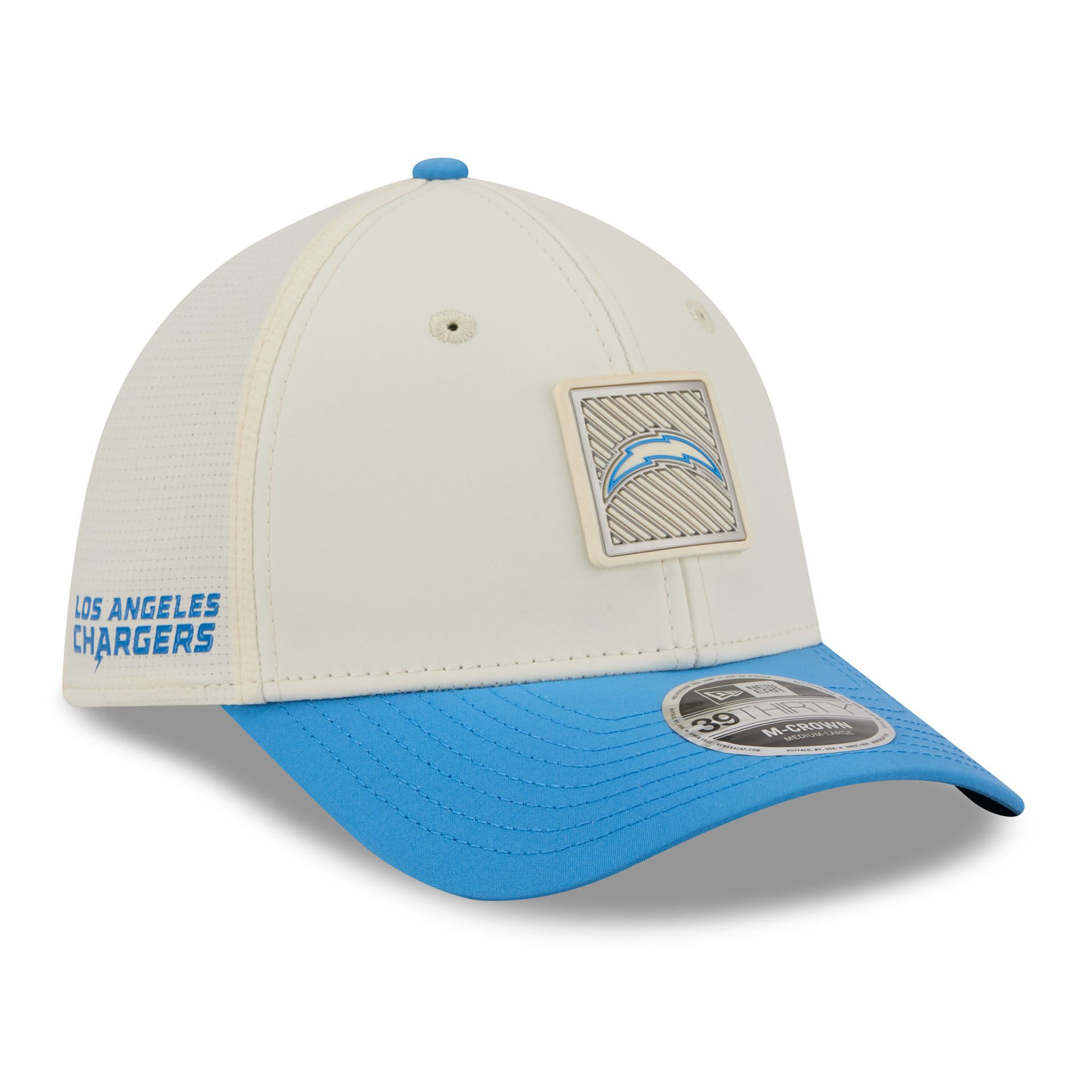Los Angeles Chargers 2026 NFL Training Camp 39THIRTY Flex Cap Cream/Blue