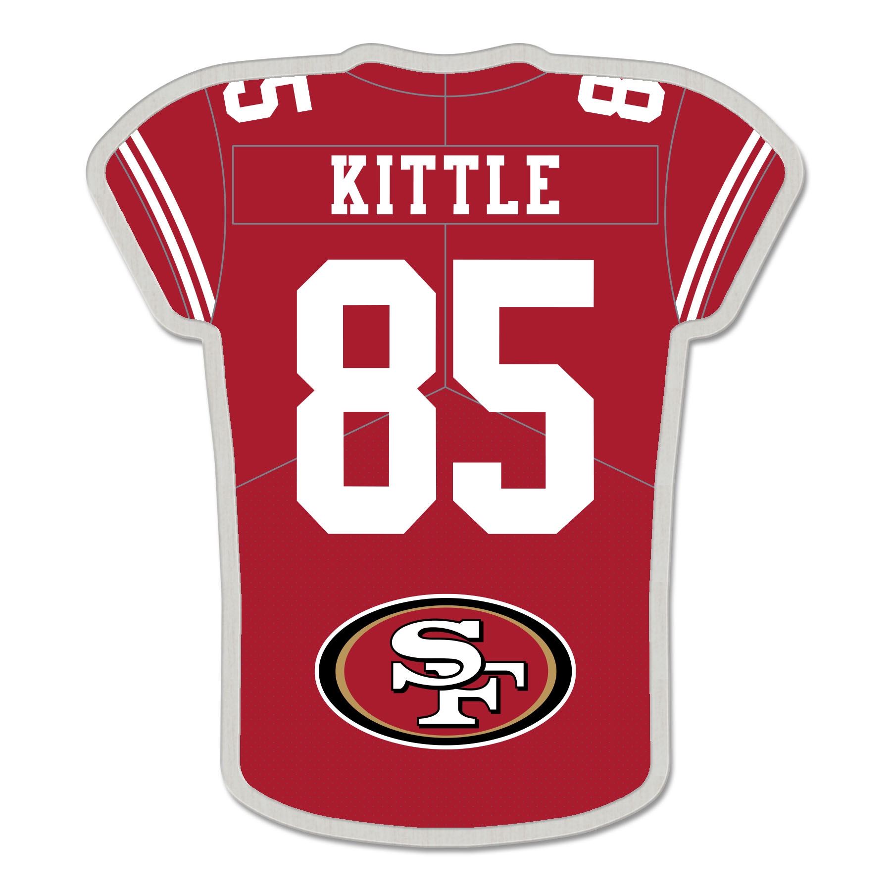 George Kittel #85 San Francisco 49ers NFL Player Jersey Pin