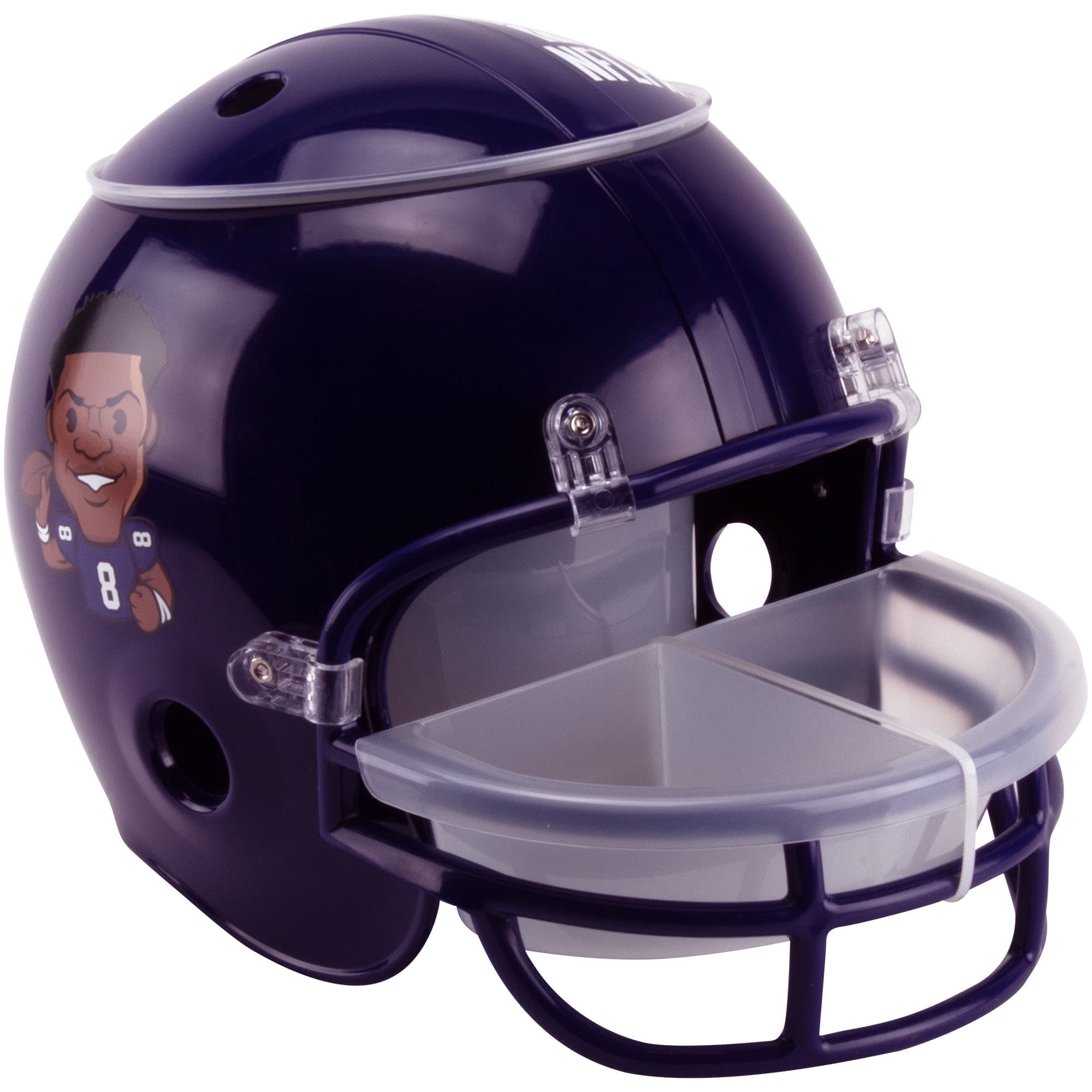 Lamar Jackson #8 Baltimore Ravens NFLPA Snack Helmet (incl. Team Sticker-Set)