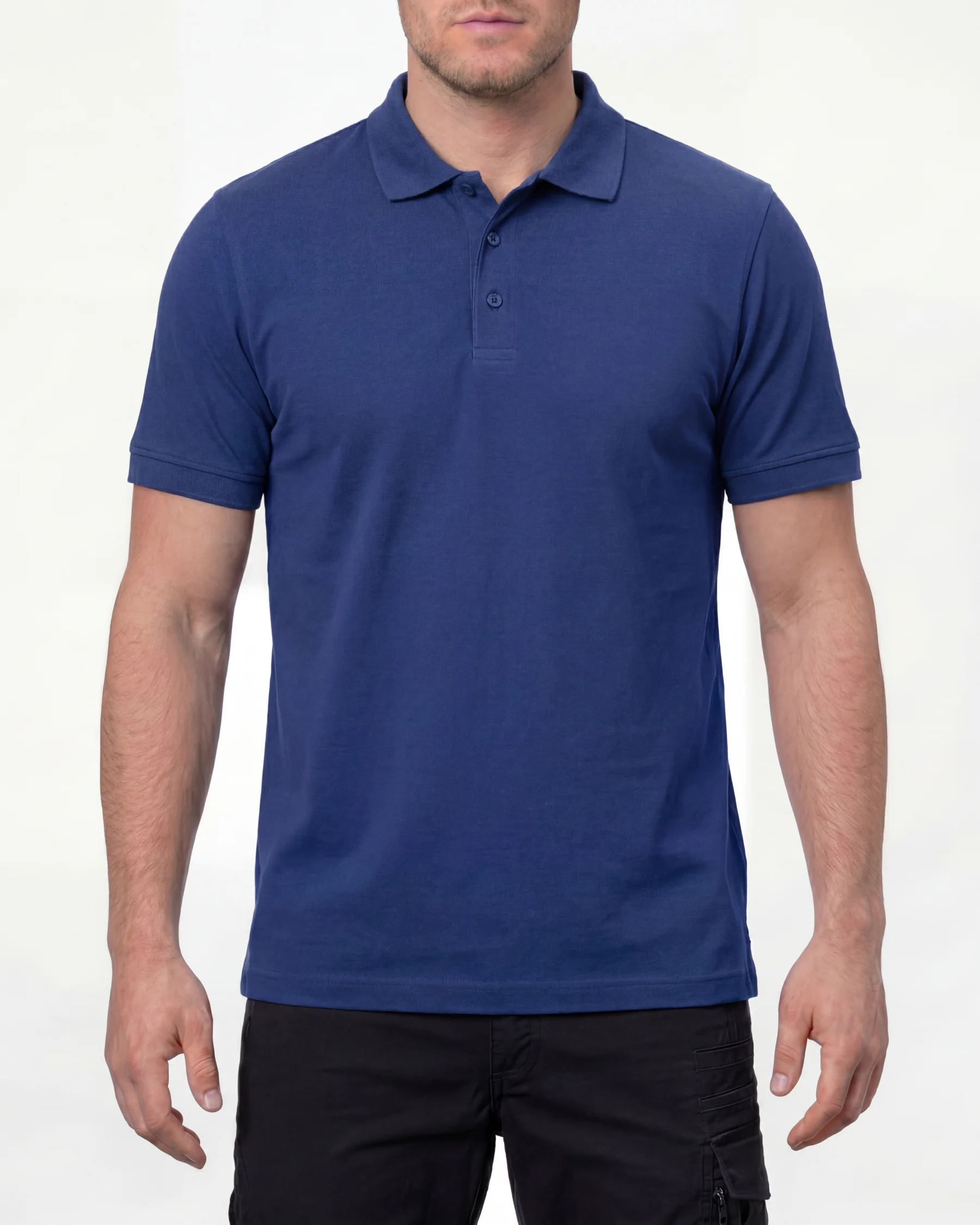 Cotton stretch Polo Shirt