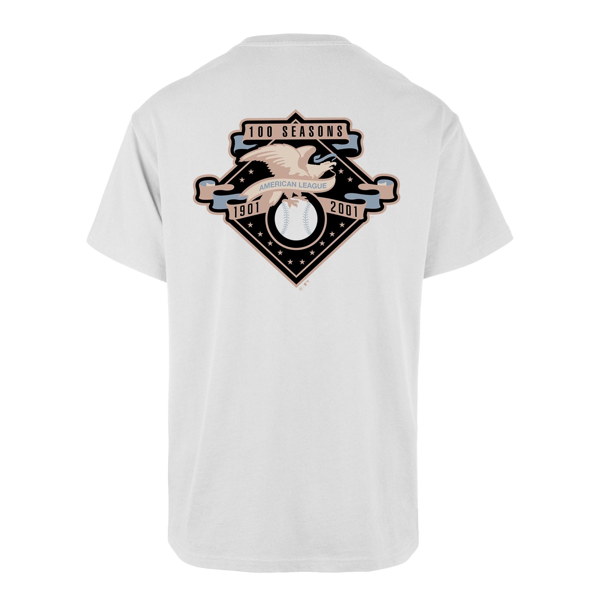 New York Yankees 100 Seasons '47 Backer Echo MLB T-Shirt White