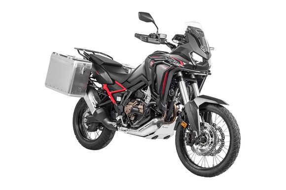 Touratech ZEGA Mundo 38/45 suitcase - Black support included - AluminumRef: Trt01804A / 01-403-6185-0