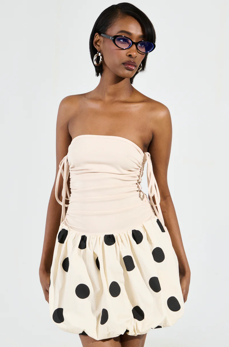 On Trend Bubble Mini Dress