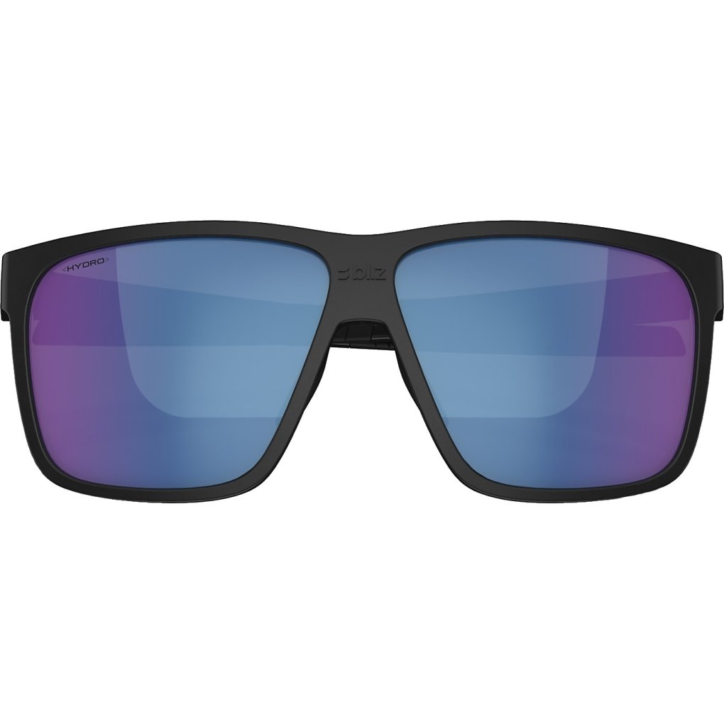 Bliz A001 Glasses - Matt Black - Grey Blue Mirror