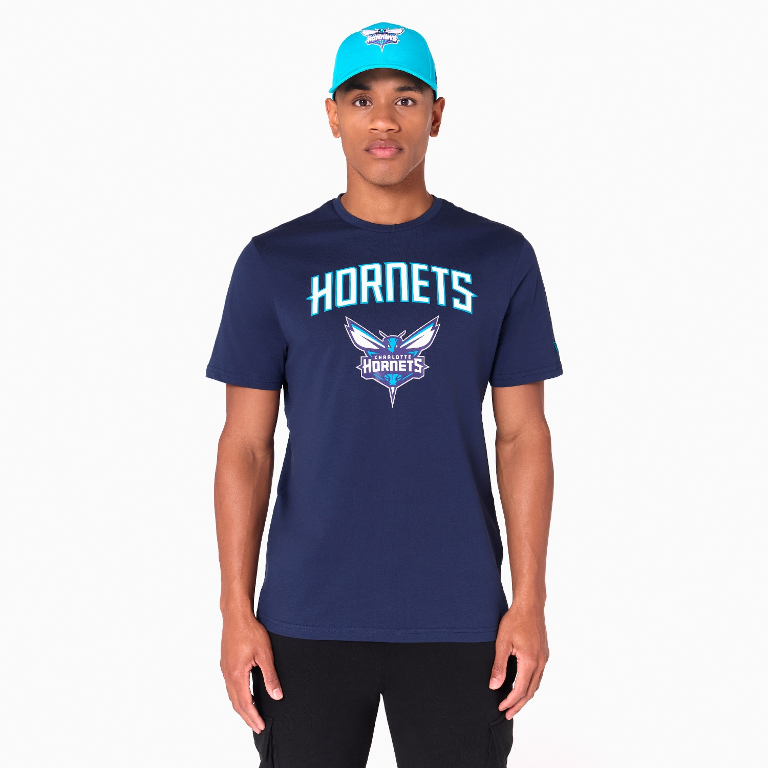 Charlotte Hornets Team Logo New Era NBA T-Shirt