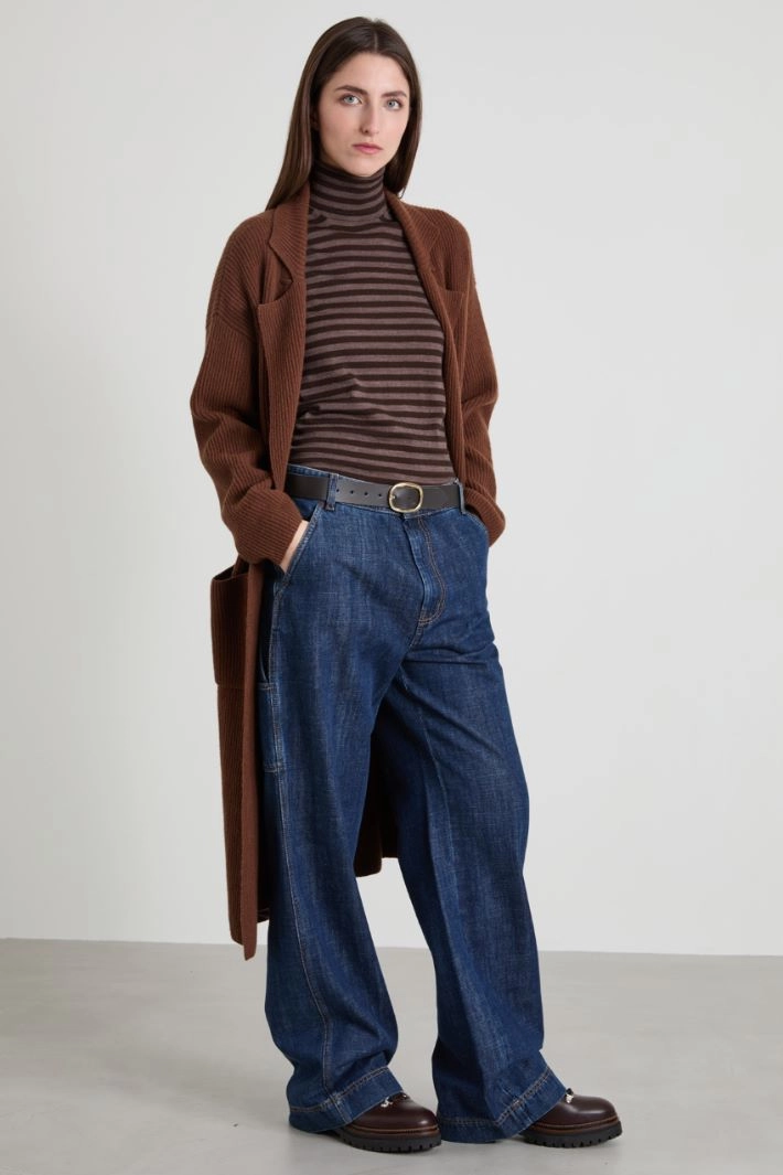 Denim cargo jeans - BLUE