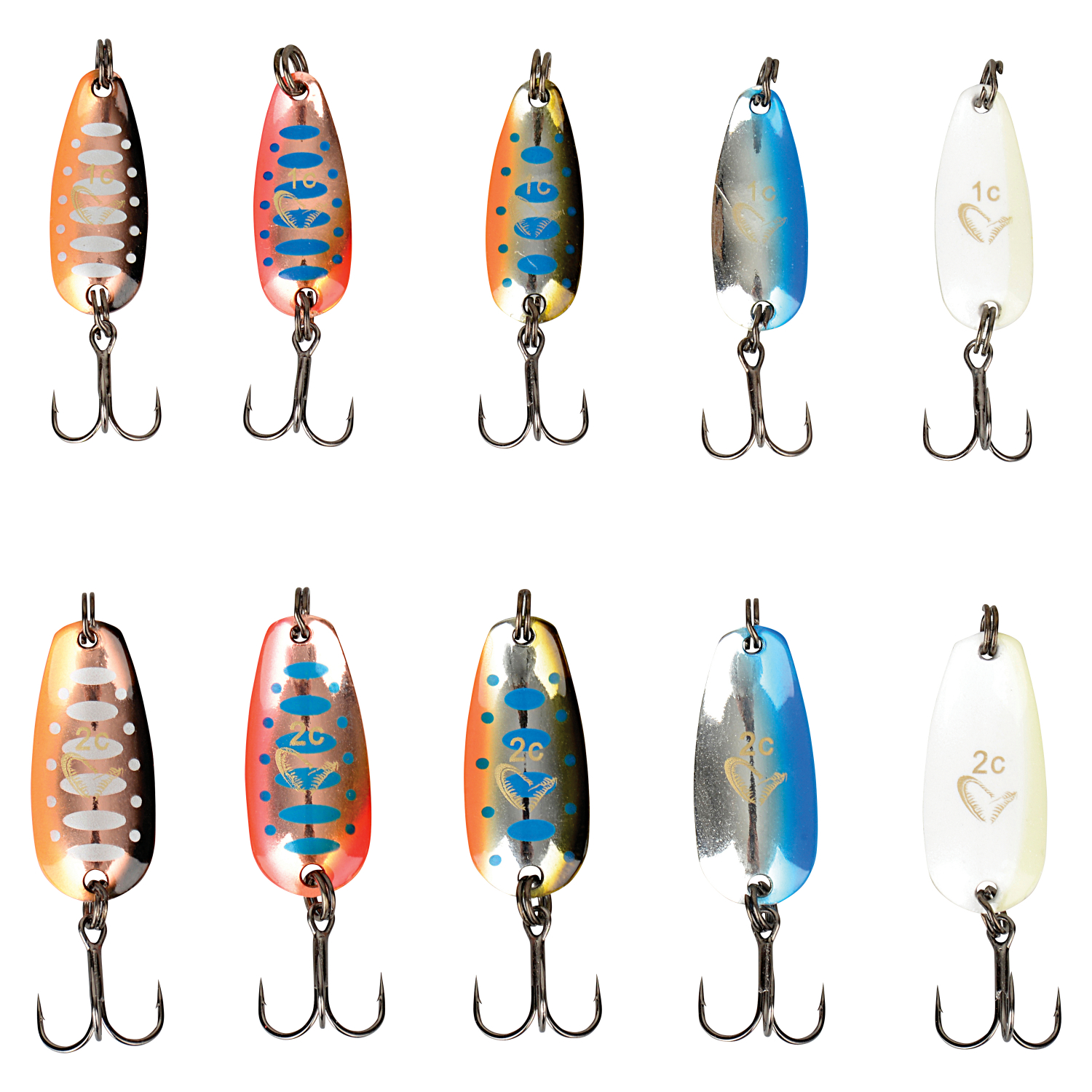 Savage Gear Set Nails Micro Spoon