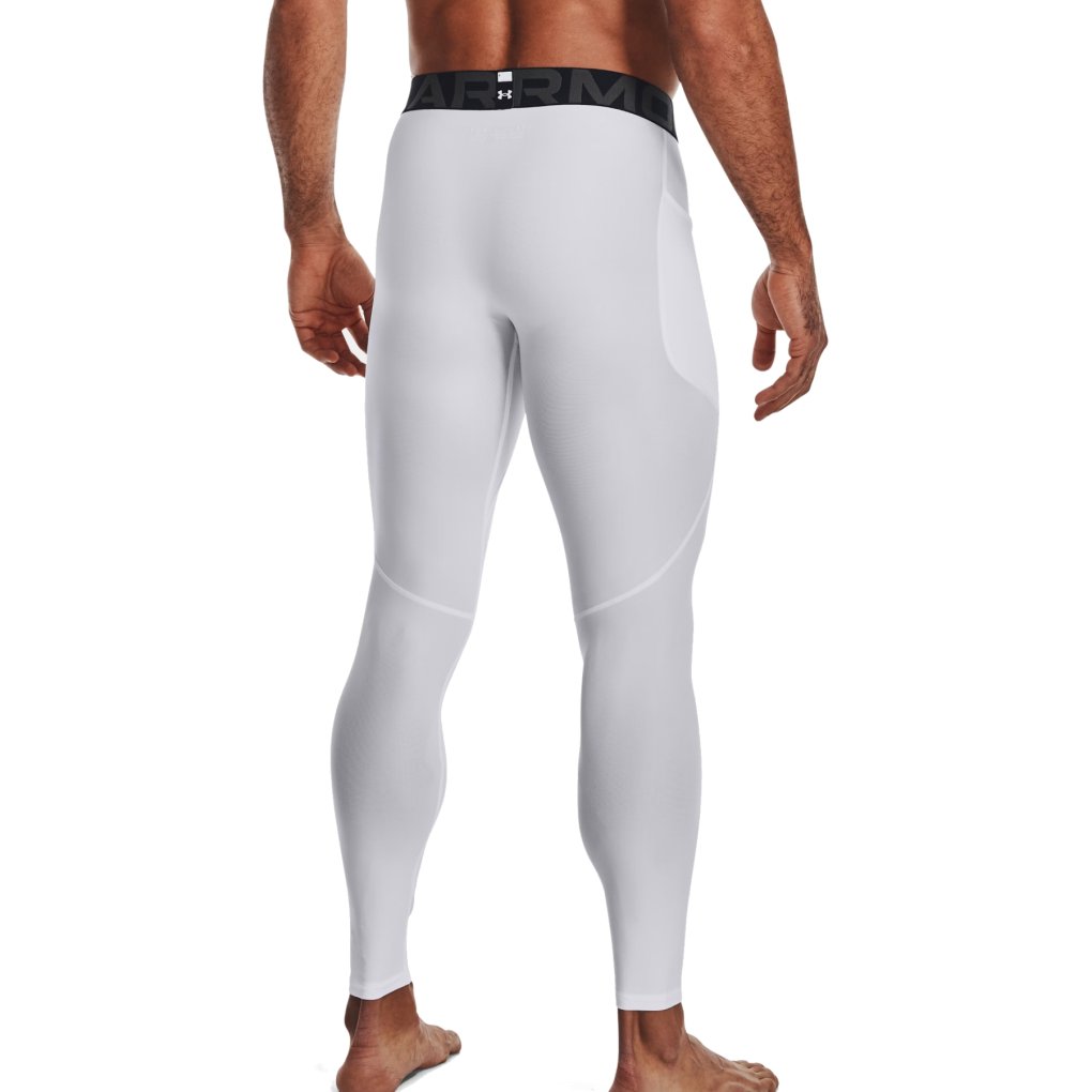 Under Armour HeatGear® Leggings Men - White/Black