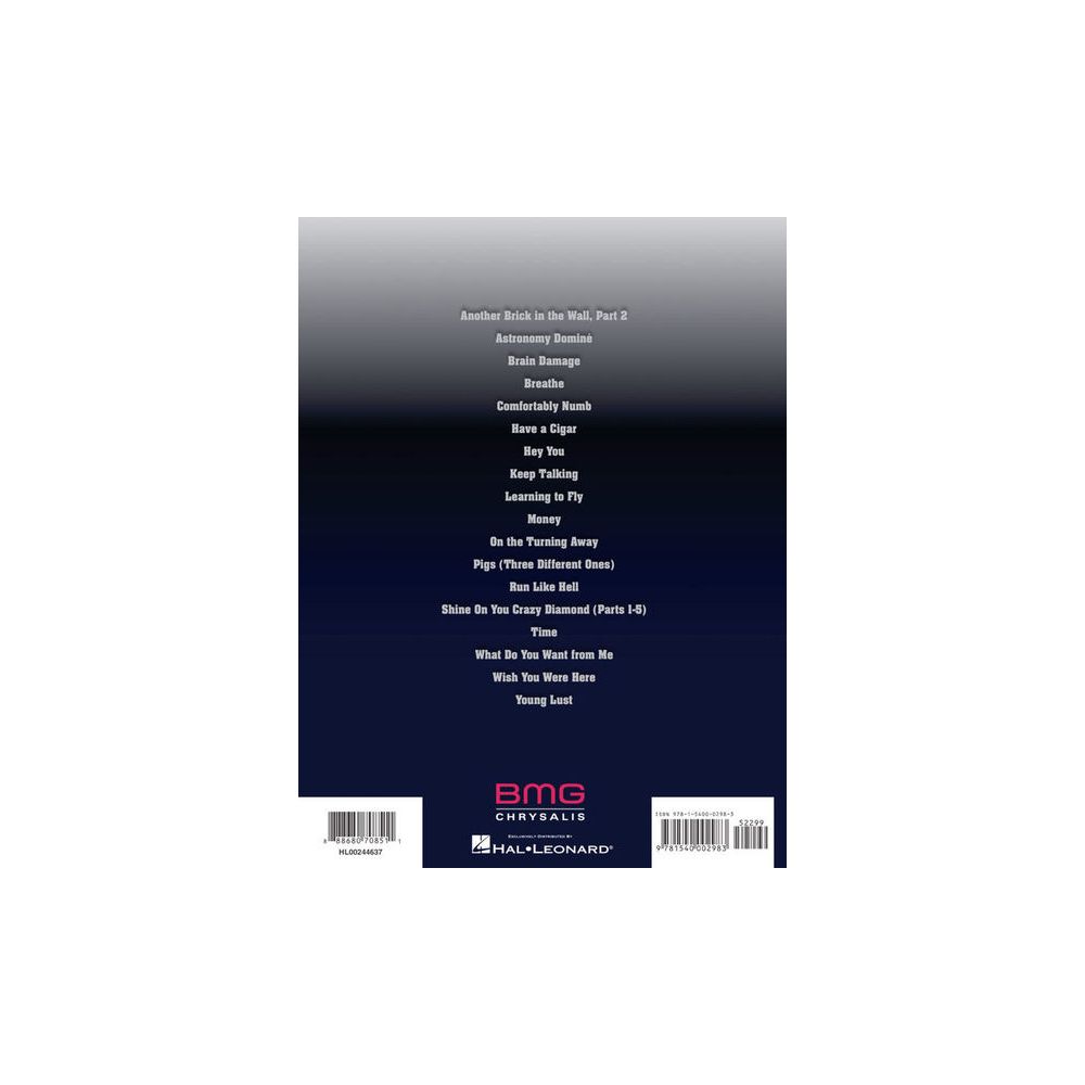 Hal Leonard Pink Floyd Guitar Anthology – Thomann Ireland