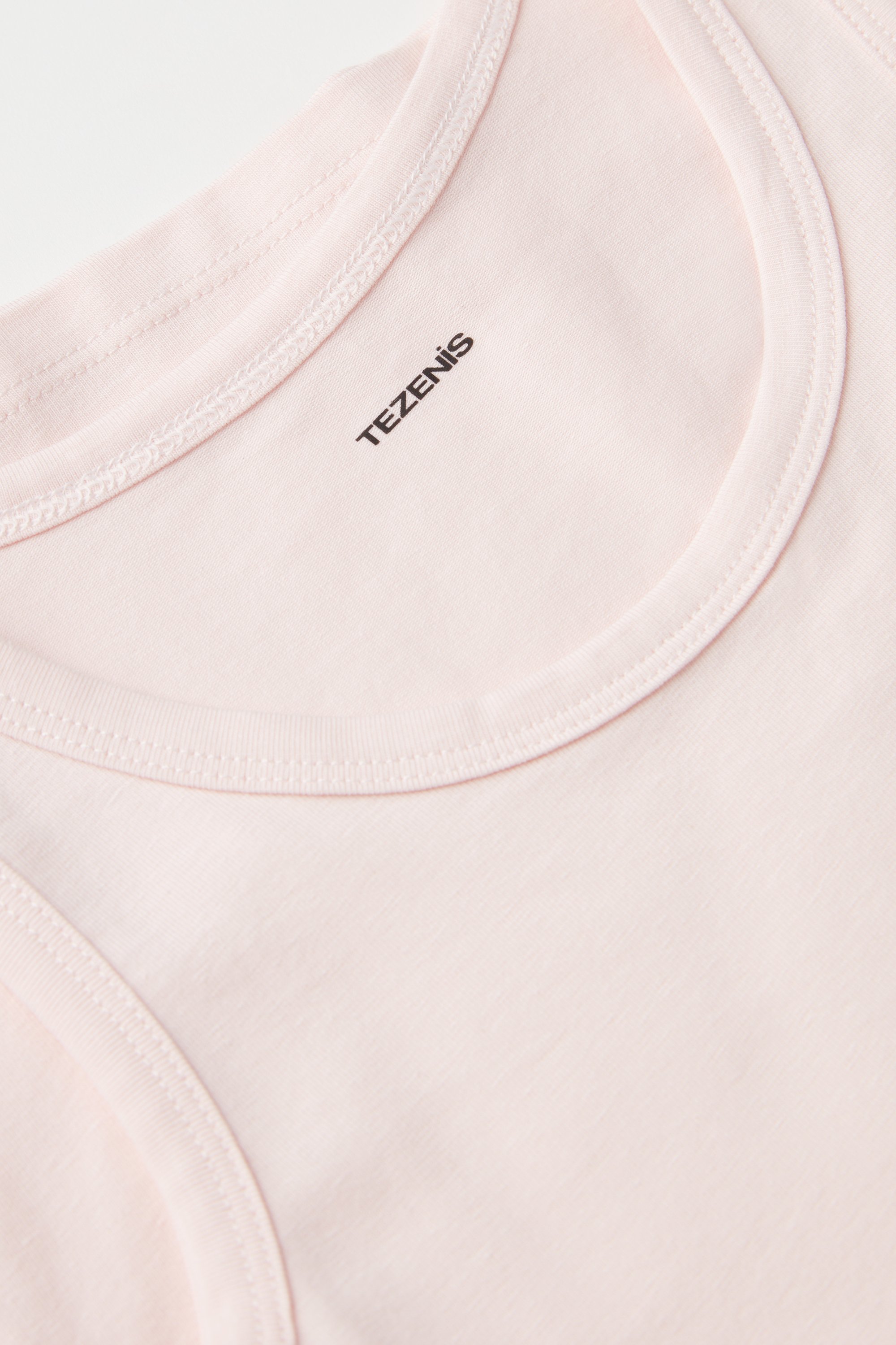 Unisex Kids' Basic Cotton Camisole with Wide Shoulder Straps