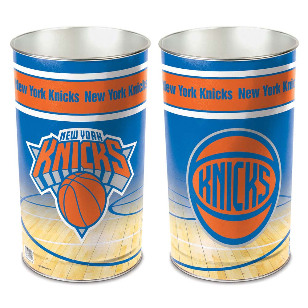 New York Knicks NBA Metal Wastebasket