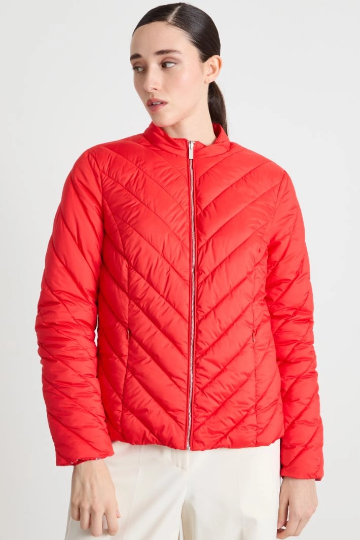 Reversible padded jacket - RED