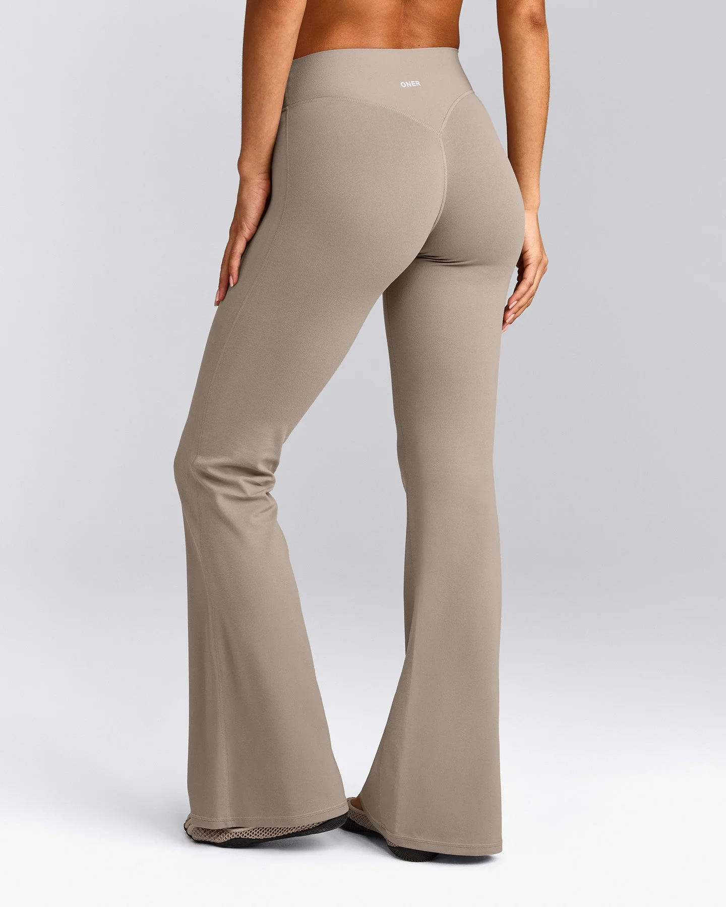 SoftMotion™ Flared Bottoms with White Logo | Warm Sand
