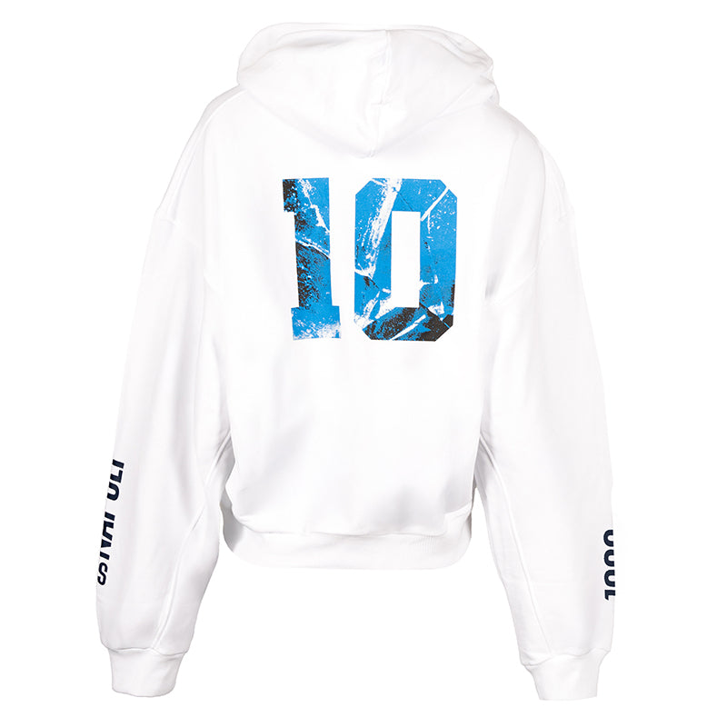 SSC Napoli Marechiaro White Hoodie