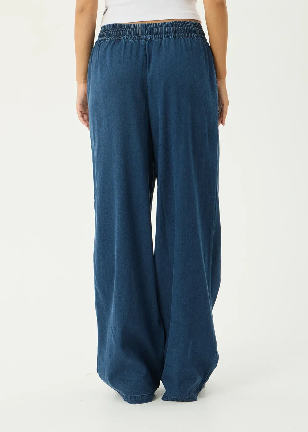 AFENDS Womens Palmer - Wide Leg Pant - Ink