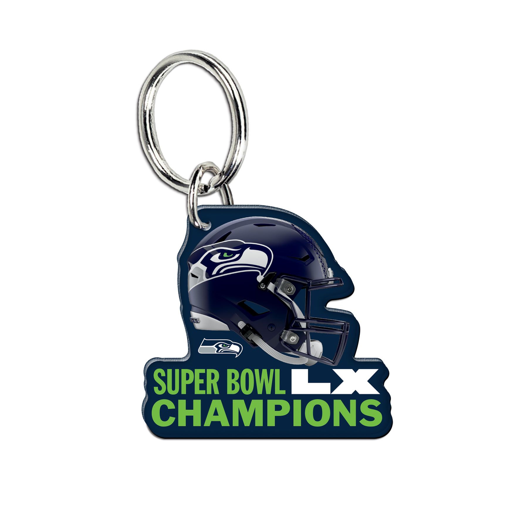 Seattle Seahawks Super Bowl LX Champions NFL Key Ring