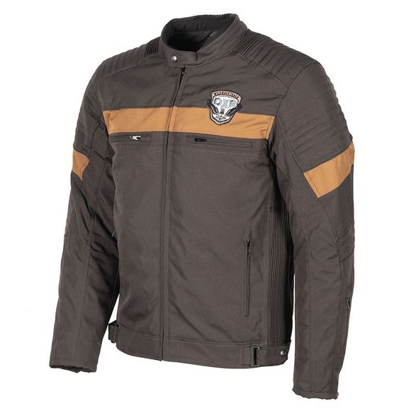 Blouson Moto DXR CHUCK TEX - Marron / BeigeRef : DXR0337