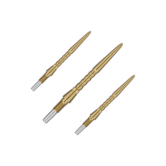 Target Swiss Point Storm Surge steel dart tips - gold