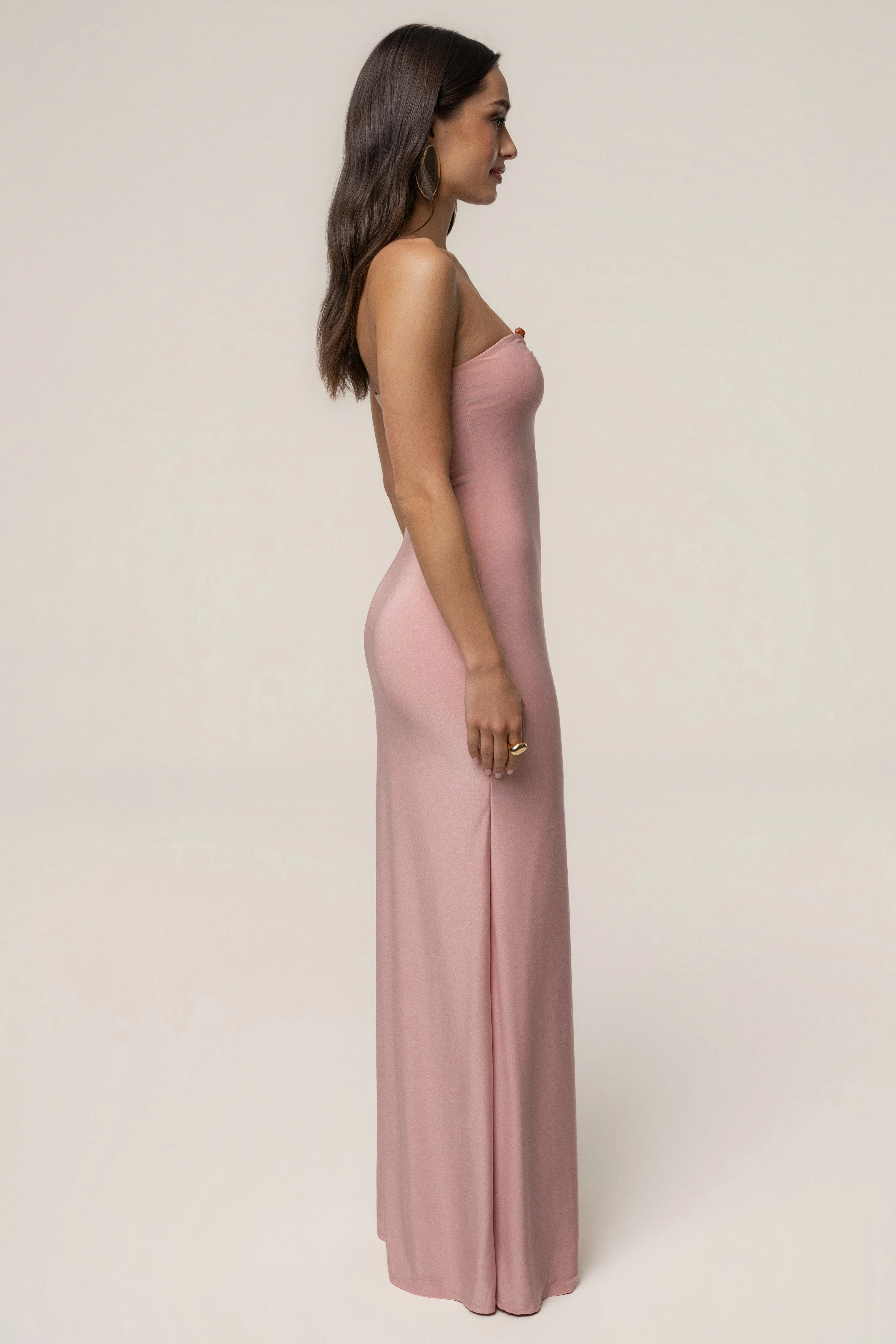 Dusty Rose Drift Serenity Maxi Dress
