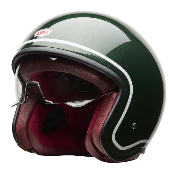 Casque jet Bell TX 501 - CLASSIC GLOSS - VertRef : EL0839