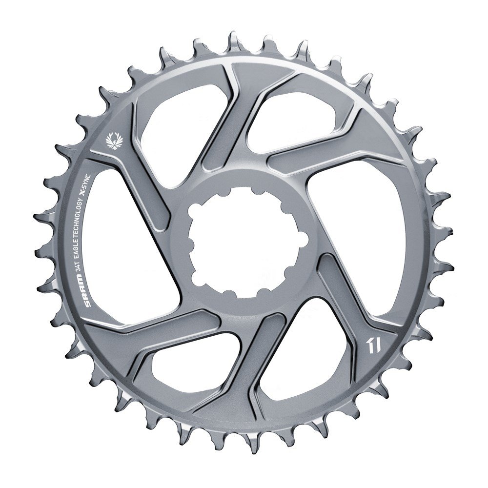 SRAM Eagle Chainring - Direct Mount | X-SYNC 2 | 12-speed | C2 - Offset 6mm | Polar Grey