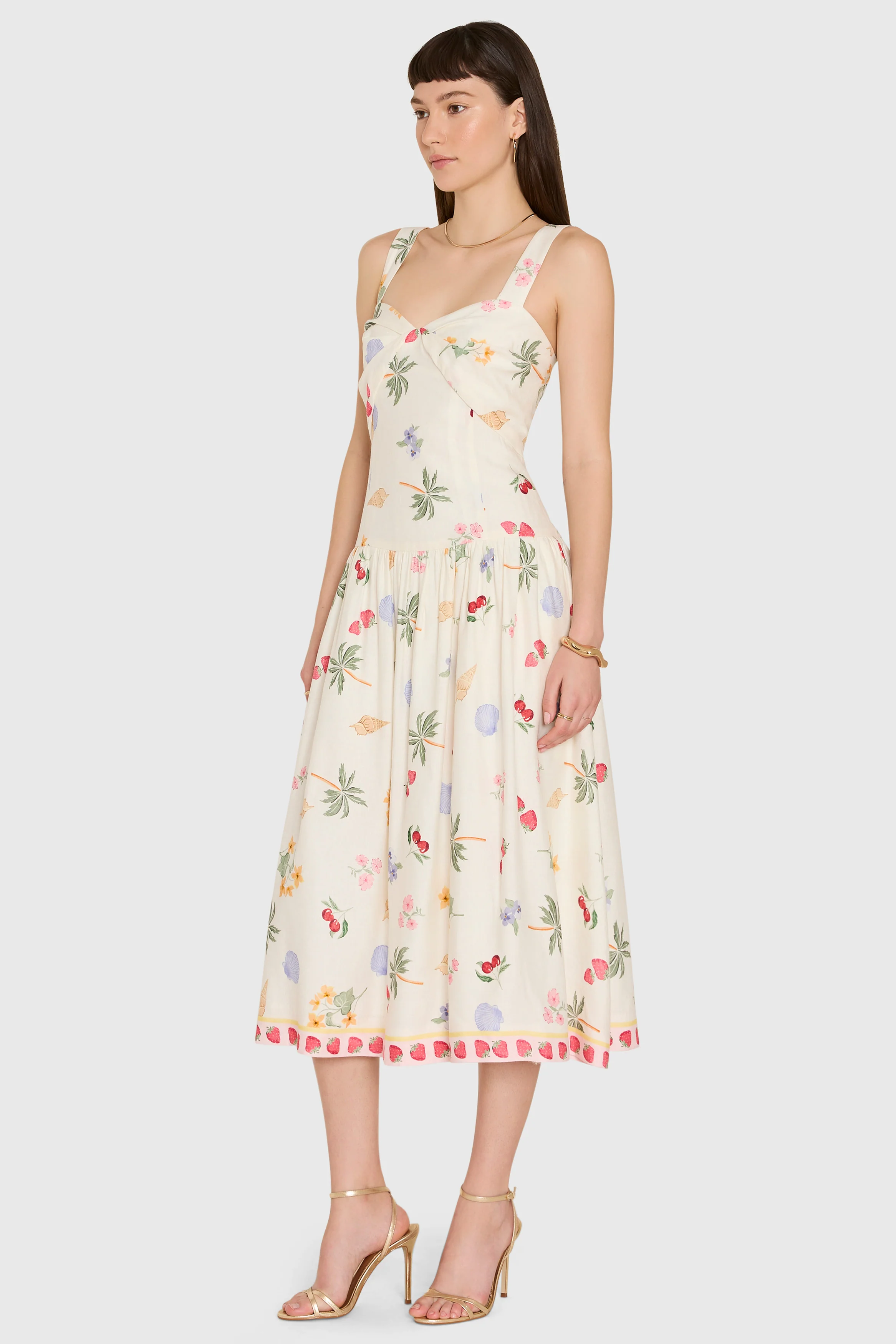 Soho Midi Dress In Boardwalk