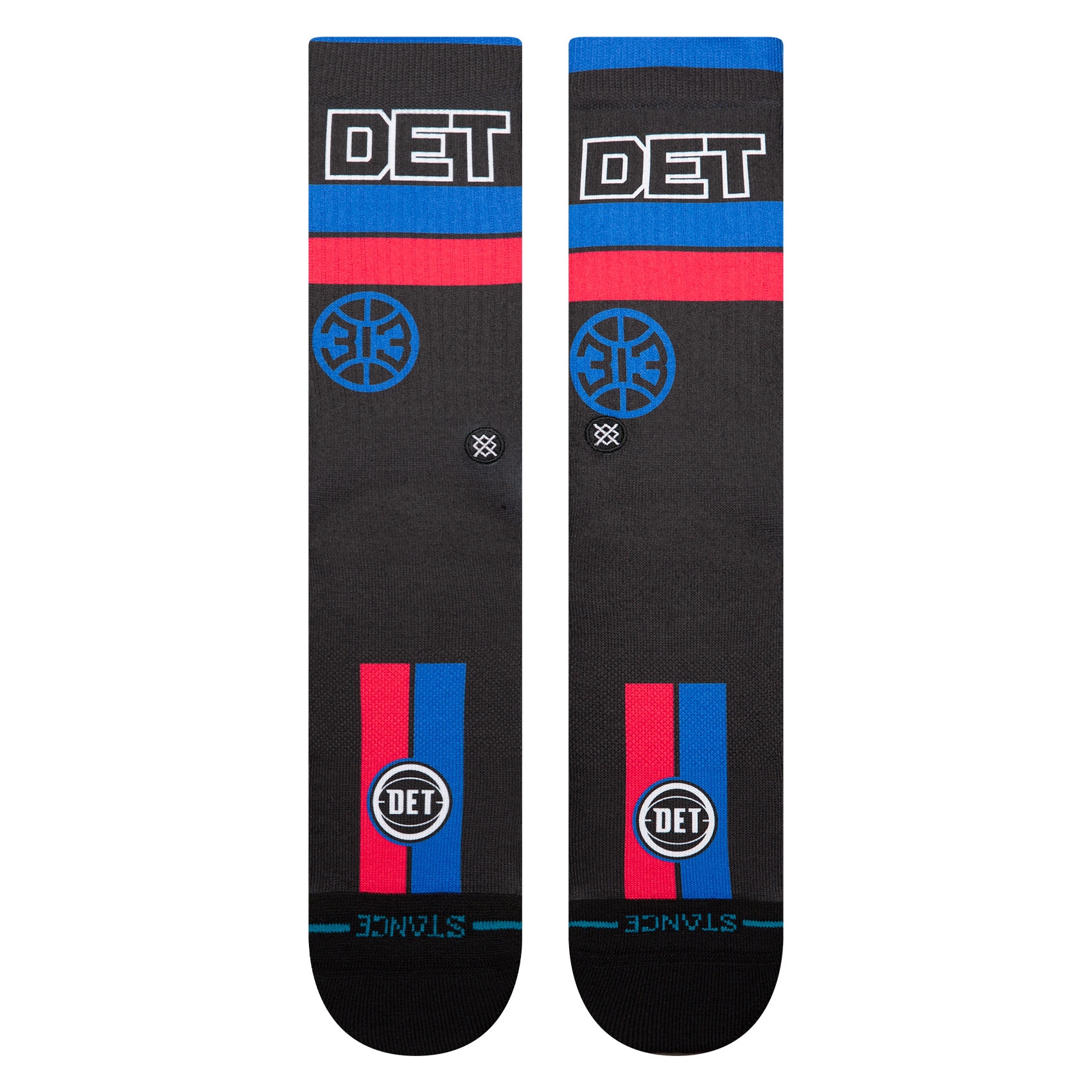 Detroit Pistons 2025-26 NBA Statement Edition Crew Socks